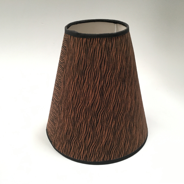 LAMPSHADE, Cone (Small) - Brown Tiger Stripe